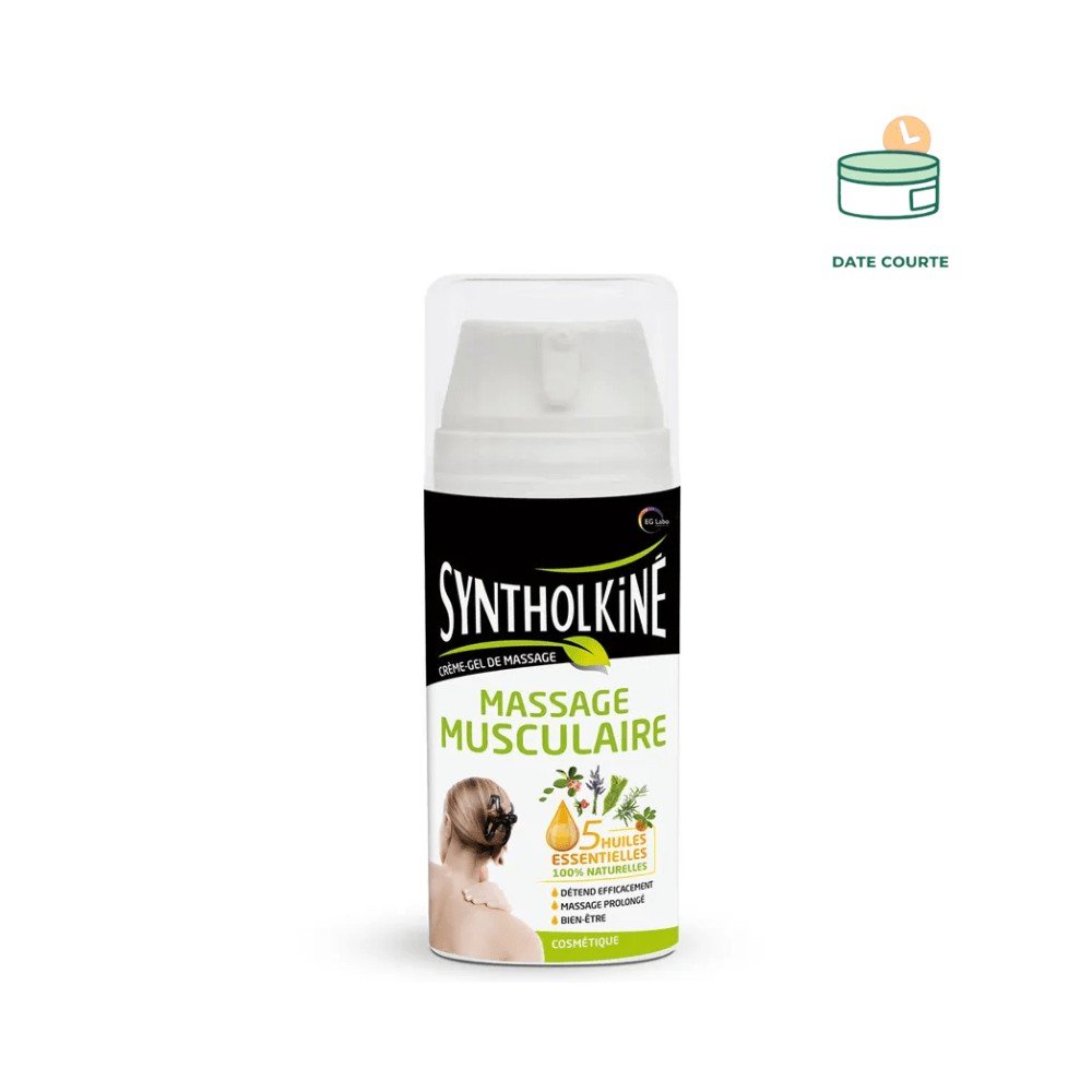 Syntholkiné Creme Gel De Massage Sensation De Chaleur Soin Corps SyntholKiné 50 ml À utiliser de préférence avant le 31 octobre 2025 