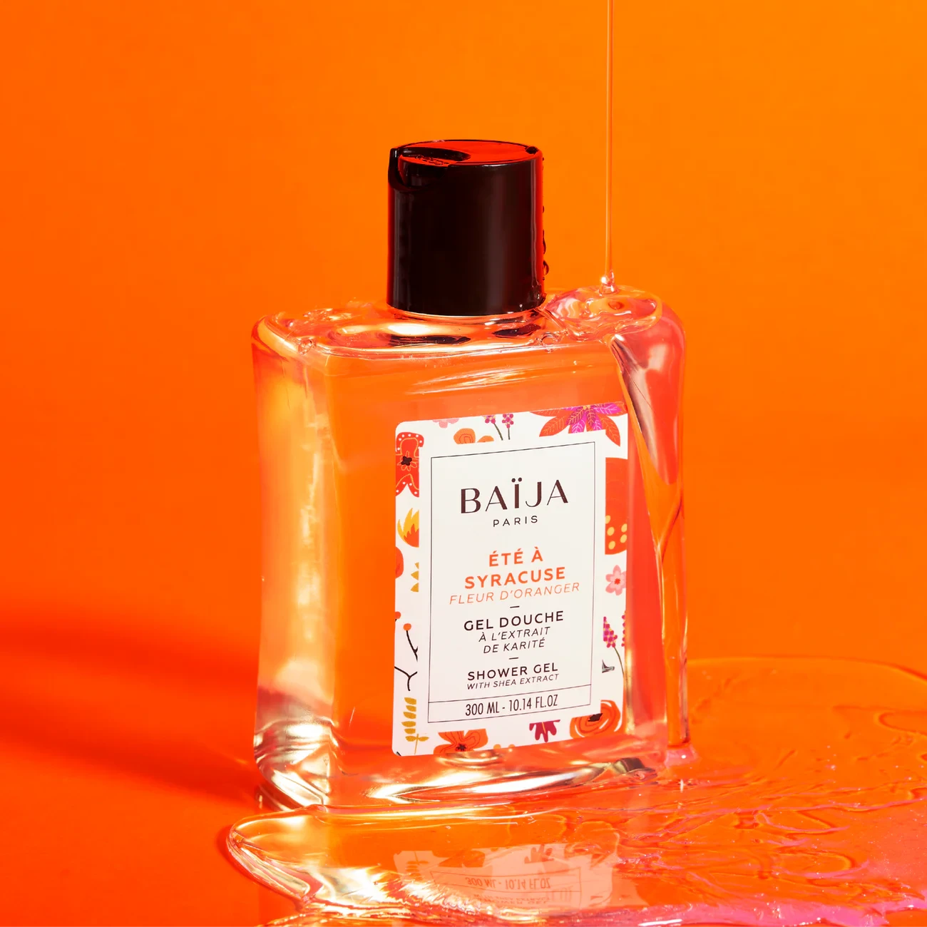 Gel douche Eté à Syracuse Soin corps BAÏJA 