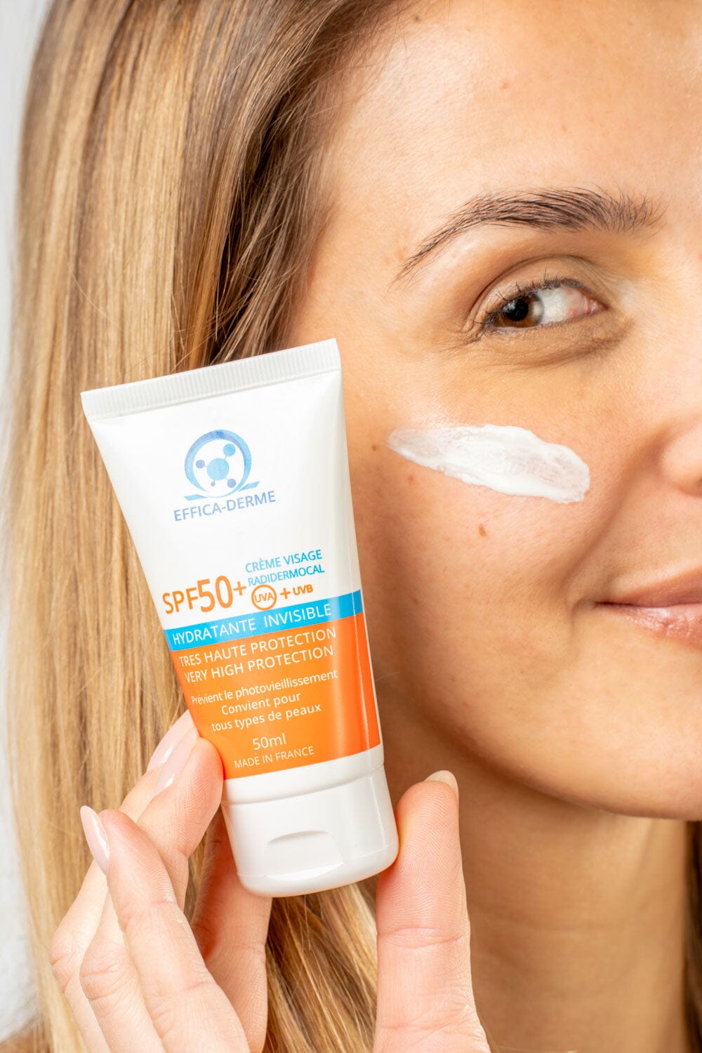 CRÈME RADIDERMOCAL HYDRATANTE SOLAIRE SPF 50+ Soin solaire Effica-Derme 