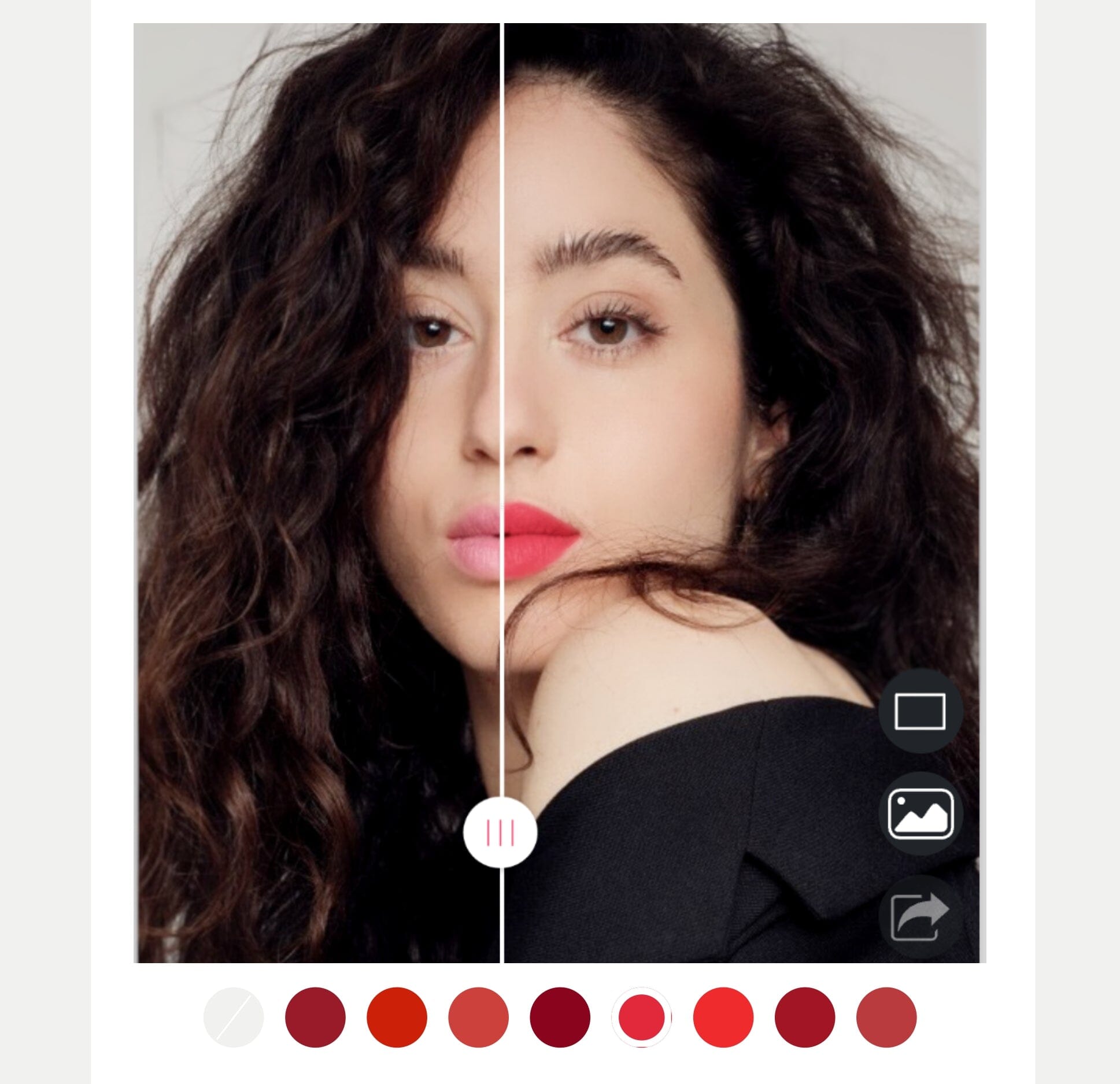 Rouge à lèvres et ses 3 teintes sur mesure - Personnalisé grâce à l'IA Maquillage MAISON M 