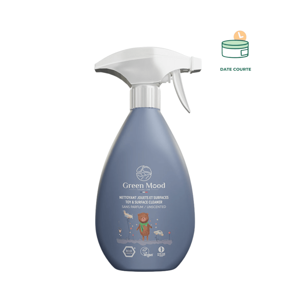 NETTOYANT JOUETS & SURFACES - Sans parfum nettoyant surface Green Mood DLUO : septembre 2025 500 ml 
