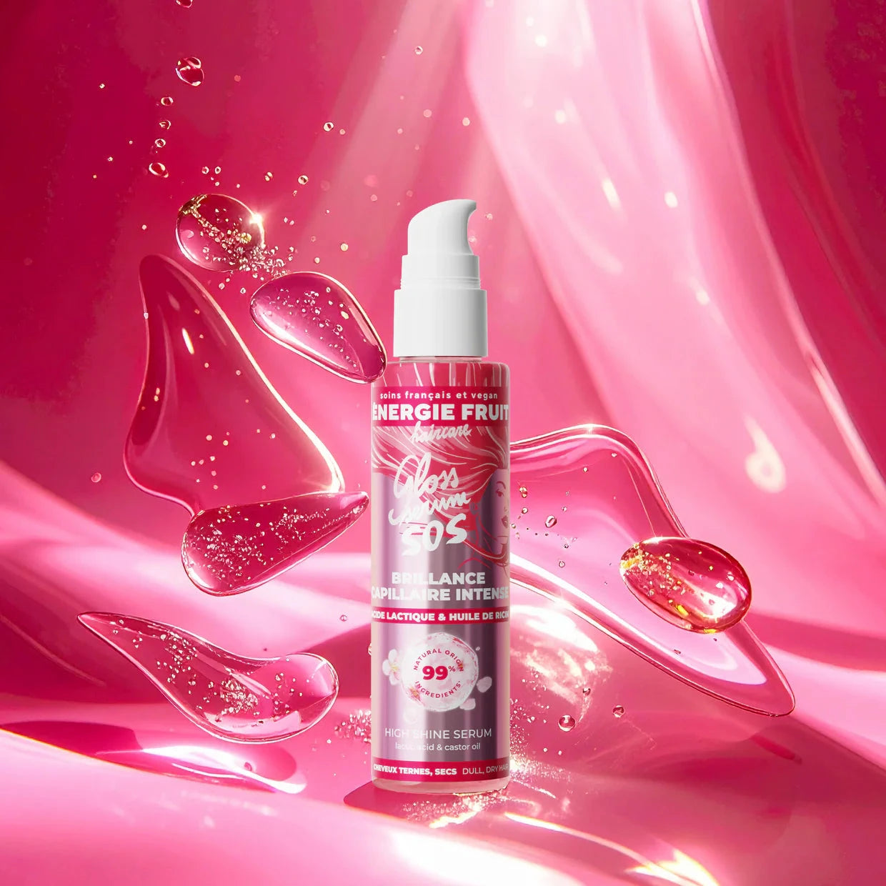 SÉRUM SOS GLOSS BRILLANCE Soin Capillaire ENERGIE FRUIT 