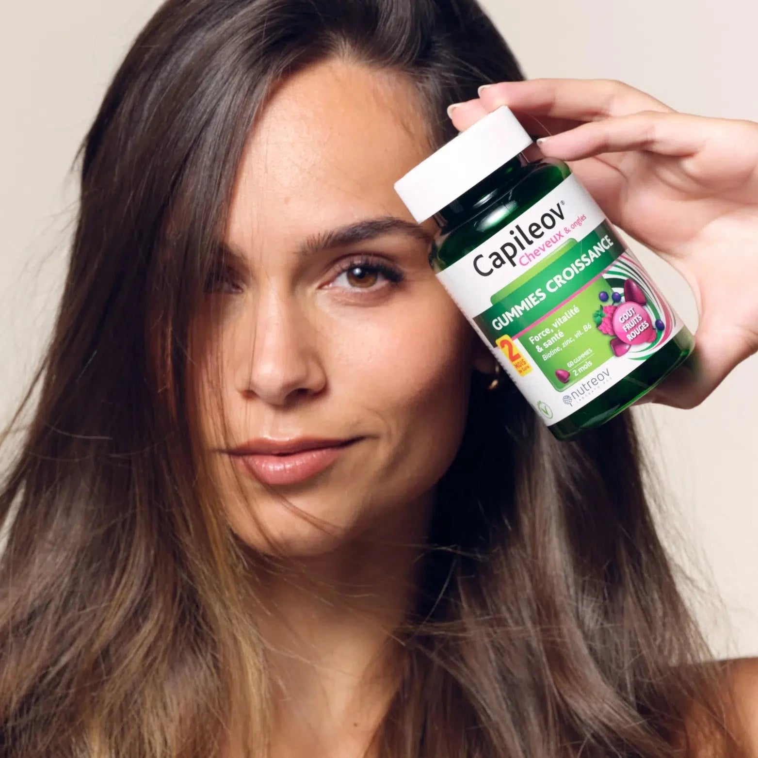 Gummies Croissance Cheveux & ongles Gummies Cheveux & ongles Nutreov 