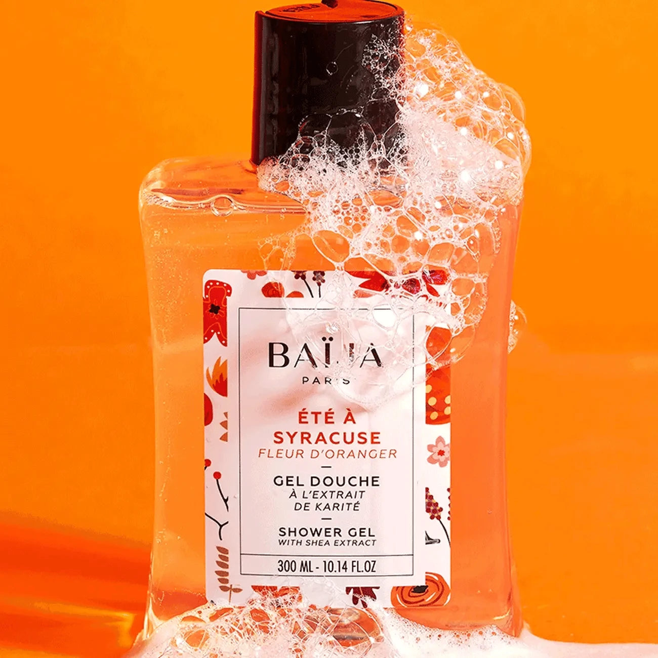 Gel douche Eté à Syracuse Soin corps BAÏJA 