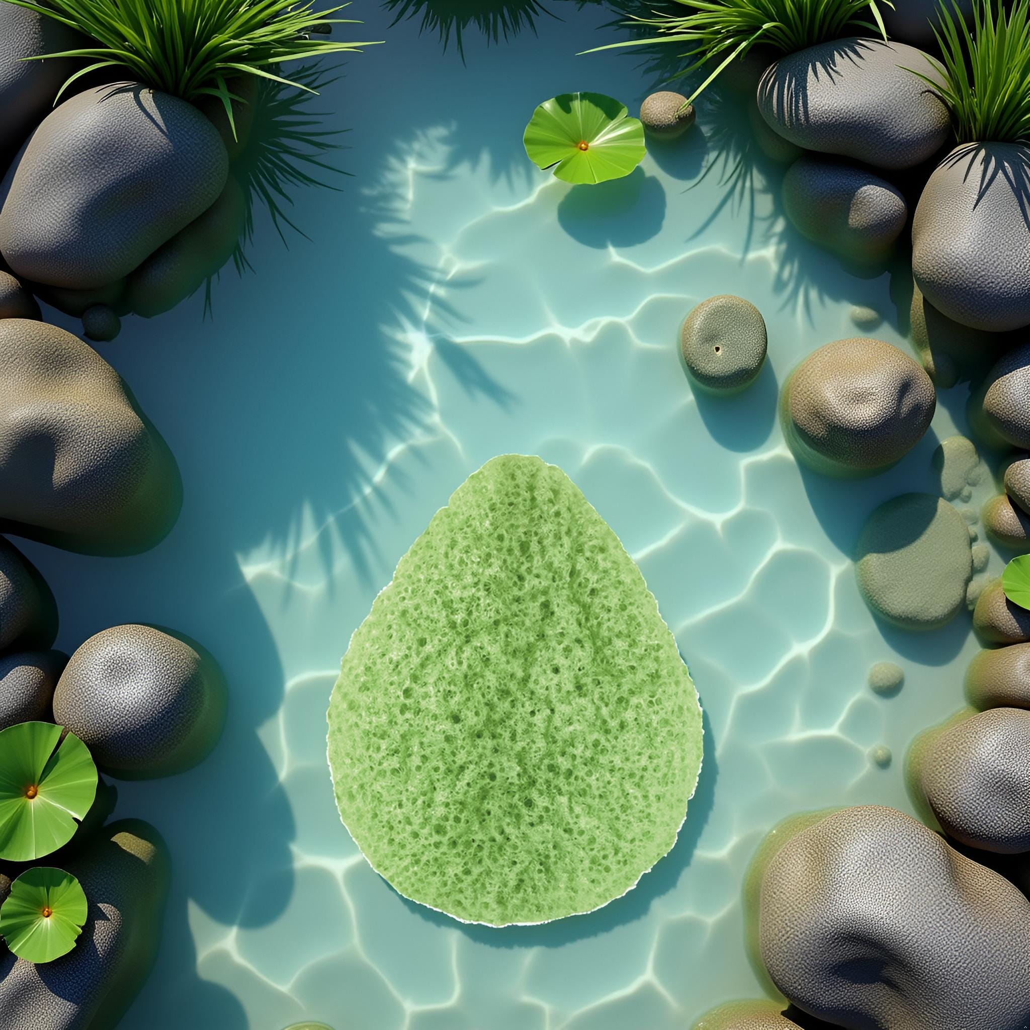 Eponge Konjac - Aloe vera - Visage - Hydratante Accessoire Horizane Santé 