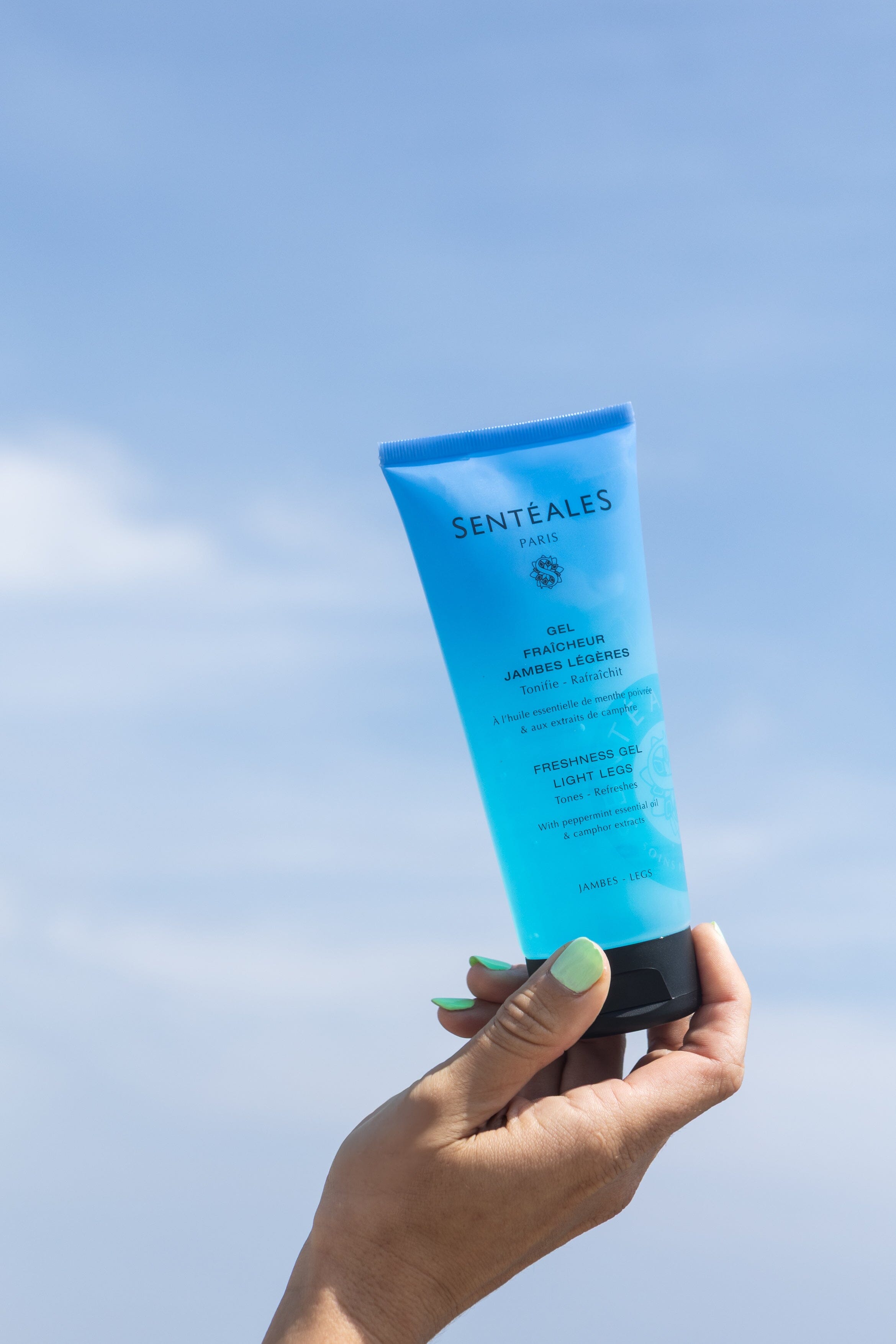 Gel Fraîcheur Jambes Légères Soin Corps SENTÉALES PARIS 