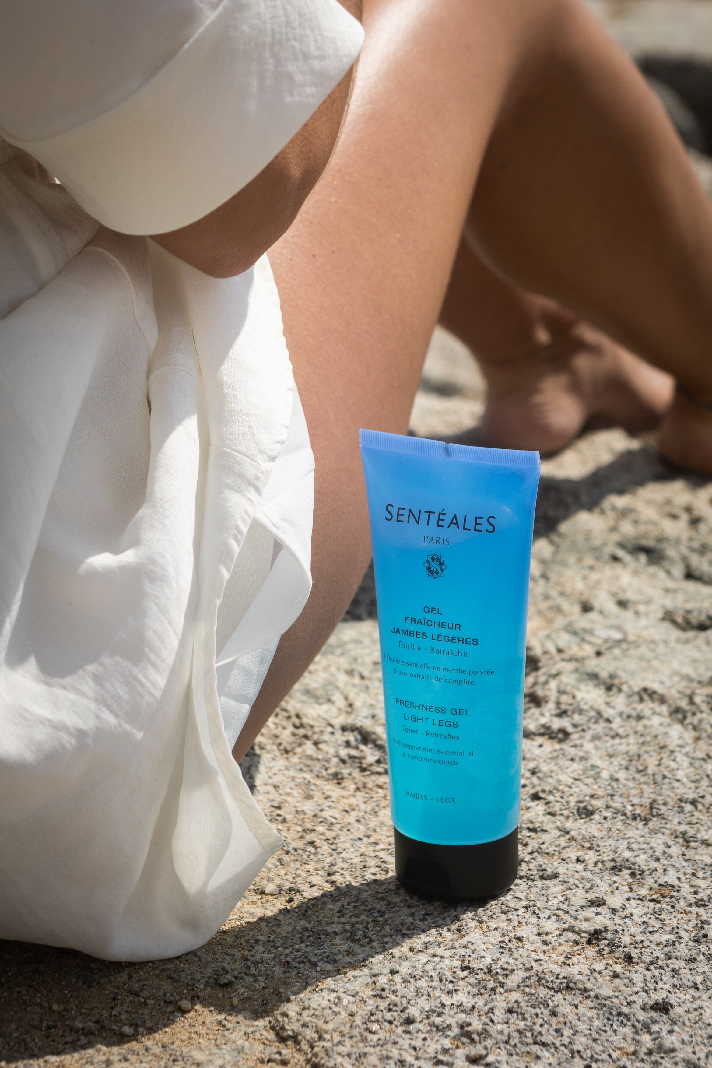 Gel Fraîcheur Jambes Légères Soin Corps SENTÉALES PARIS 