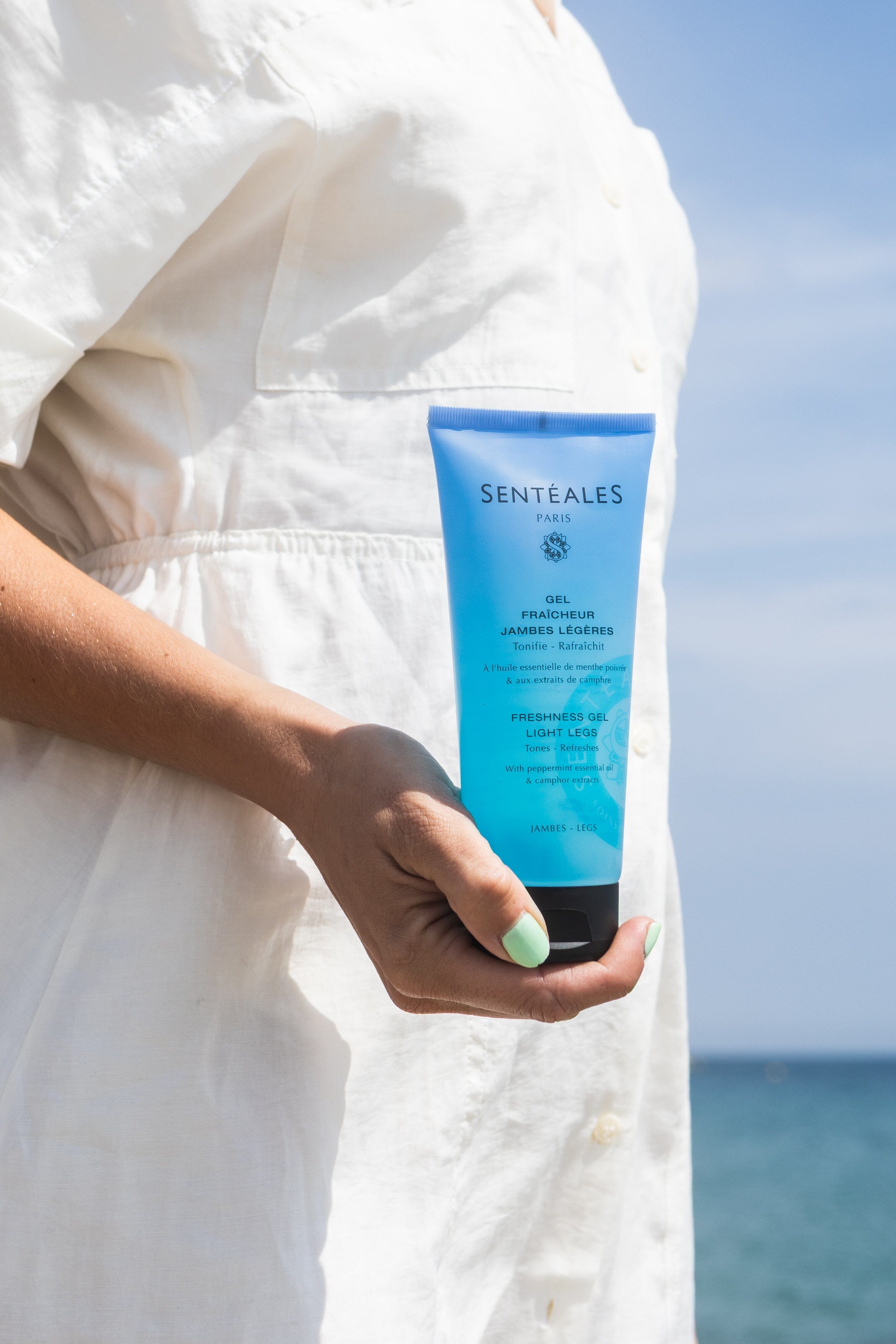 Gel Fraîcheur Jambes Légères Soin Corps SENTÉALES PARIS 