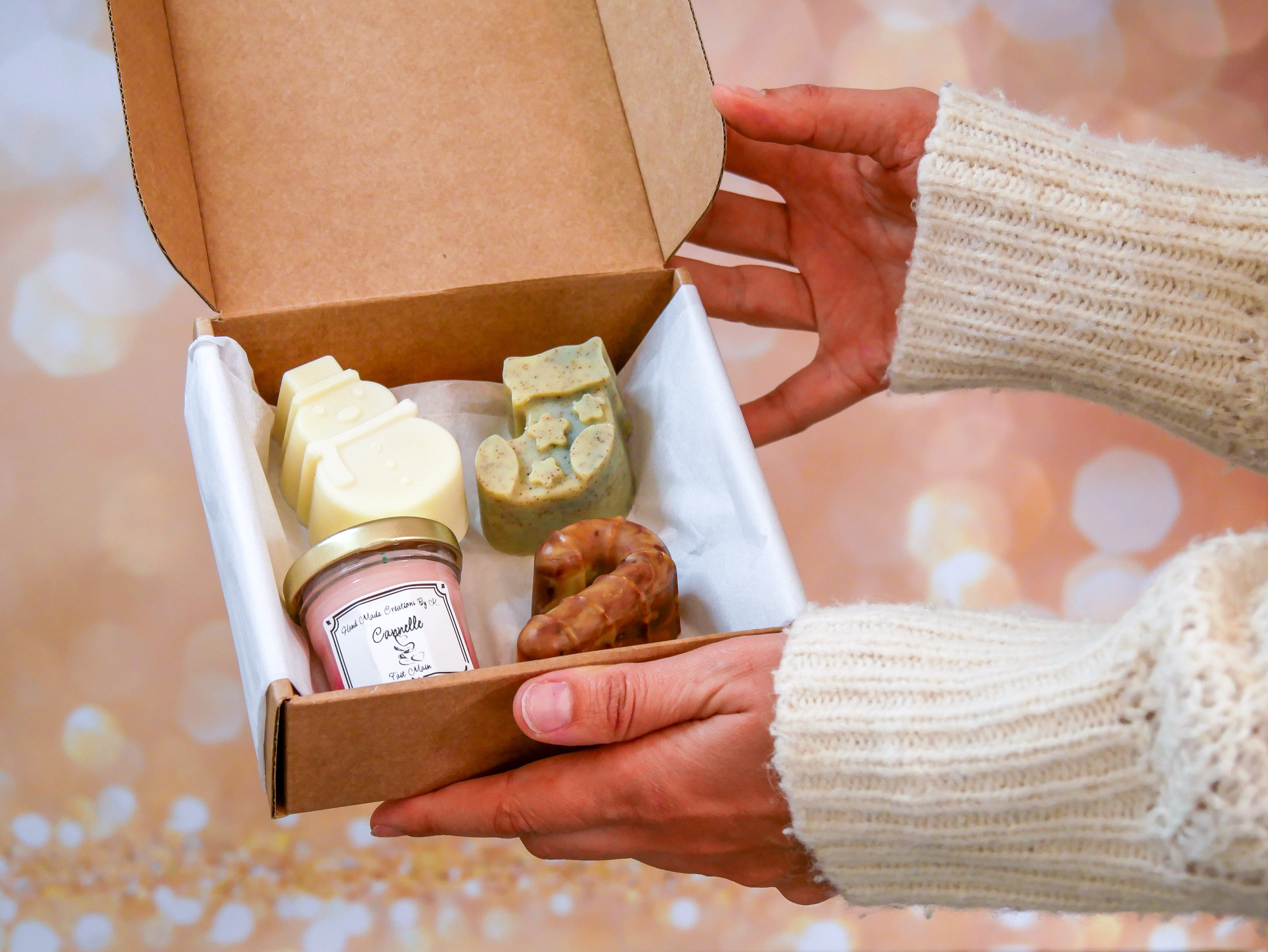 Coffret de Noël - Savons & Bougie Soin Corps L'orée du sud 