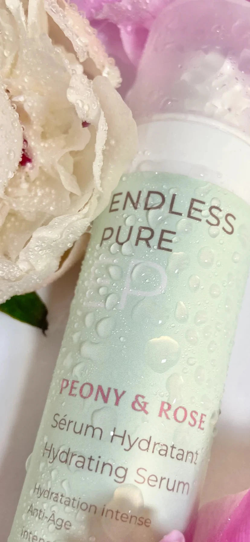 Sérum hydratant anti-âge « Pivoine et Rose » | 8 bienfaits en 1 seul produit Soin Anti-age ENDLESS PURE 