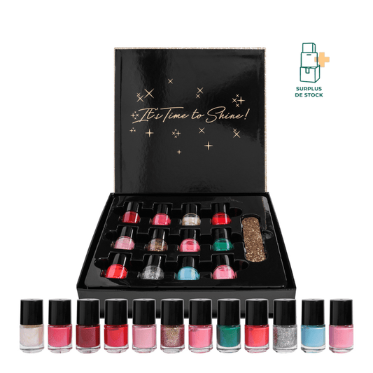 COFFRET COLLECTION VERNIS TIME TO SHINE Maquillage Jozz Beauty Coffret 12 vernis 