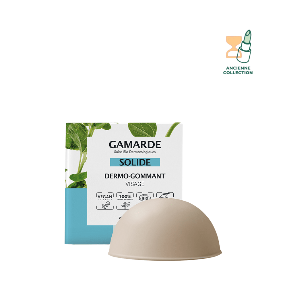 Dermo-Gommant Solide - Visage Soin Nettoyant GAMARDE Pain 32 ml 