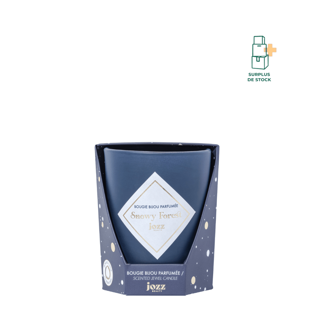 SNOWY FOREST - Bougie Bijou Mèche Crépitante bougie d'ambiance Jozz Beauty 