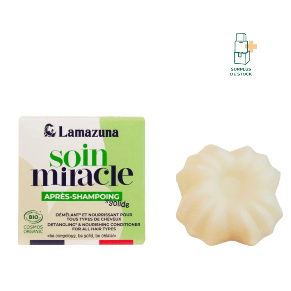 Le Soin Miracle - Après-Shampoing Solide Shampoing LAMAZUNA 75 g 