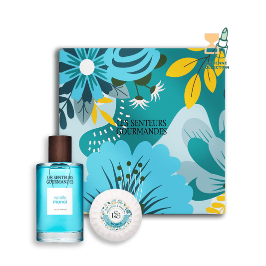 Coffret Vanille Monoï (Fête des mères 2024) Parfum Les Senteurs Gourmandes FAMILLE OLFACTIVE : Floral Ancienne collection : Fête des mères 2024 