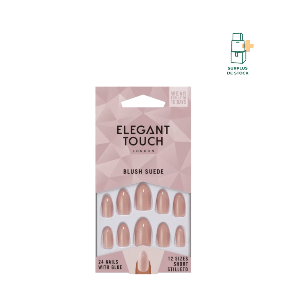 FAUX ONGLES - COULEUR BLUSH SUEDE faux ongles ELEGANT TOUCH 