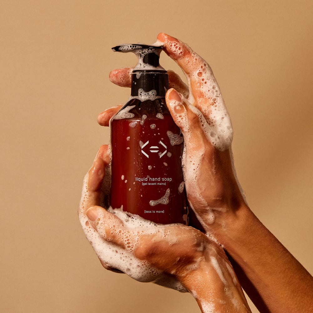 Kit Gel Lavant Main Tonique - Mandarine Sauge savon LESS IS MORE 