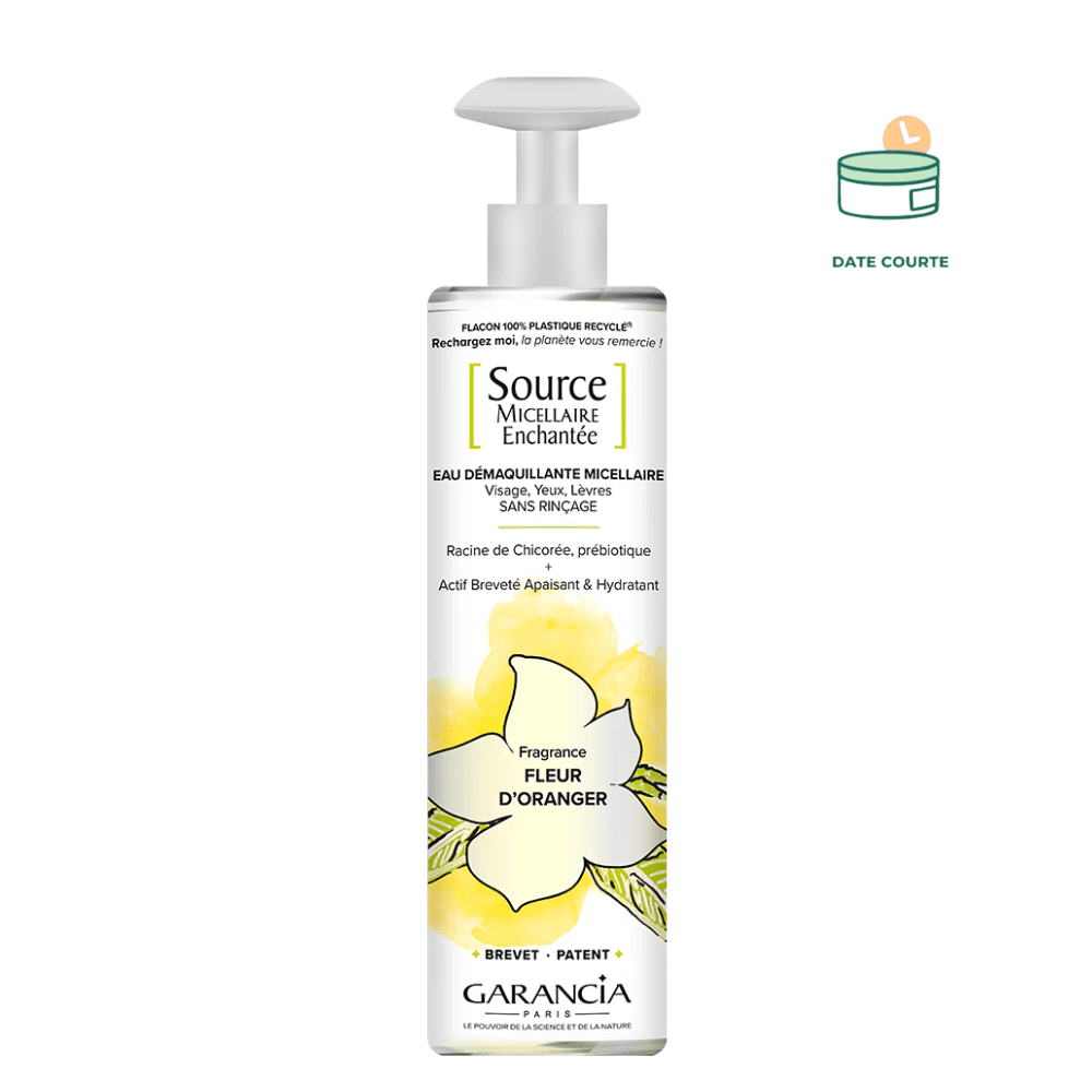 SOURCE MICELLAIRE ENCHANTÉ FLEUR D'ORANGER - 4 EN 1 soin hydratant GARANCIA 400 ml 