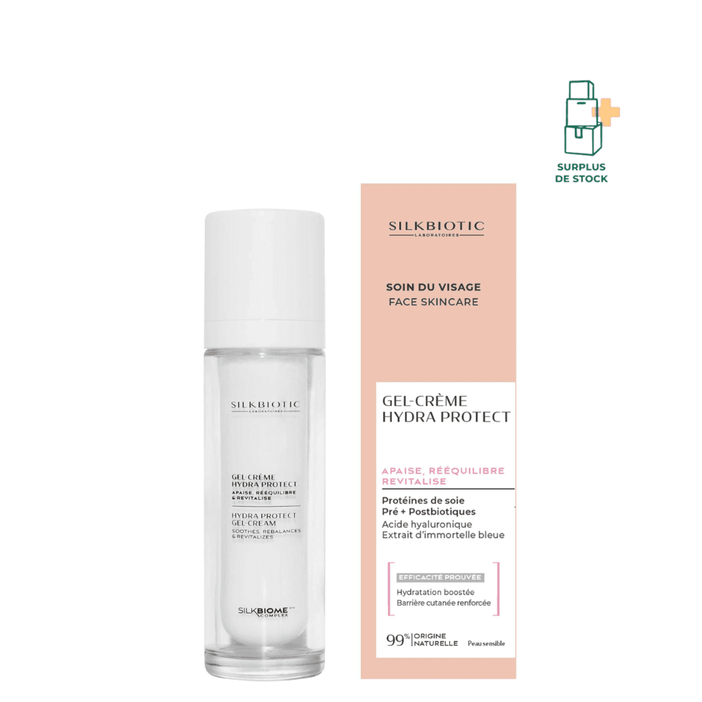 Gel-crème hydra protect Soin Visage SILKBIOTIC Flacon-pompe 50 ml 