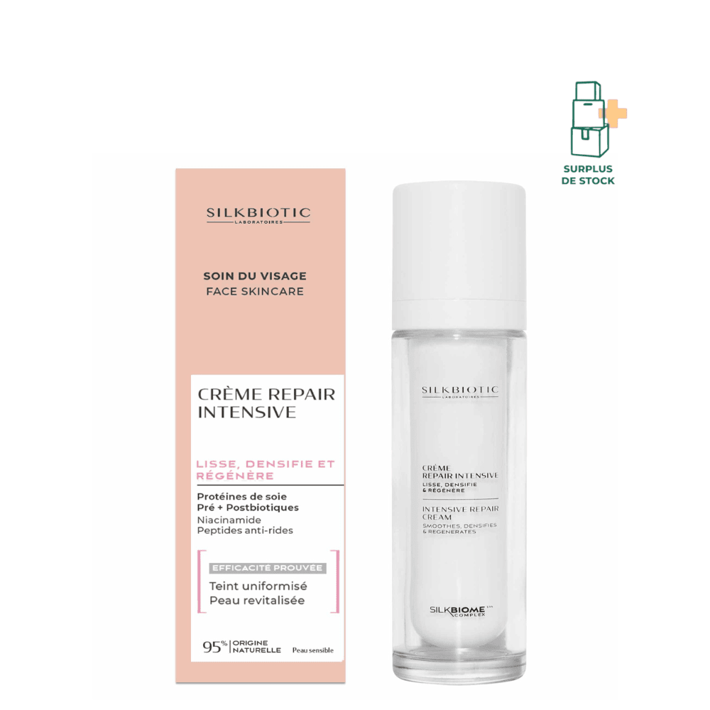 Crème Repair Intensive - Crème de nuit anti-âge Soin Visage SILKBIOTIC Flacon-pompe 50 ml 