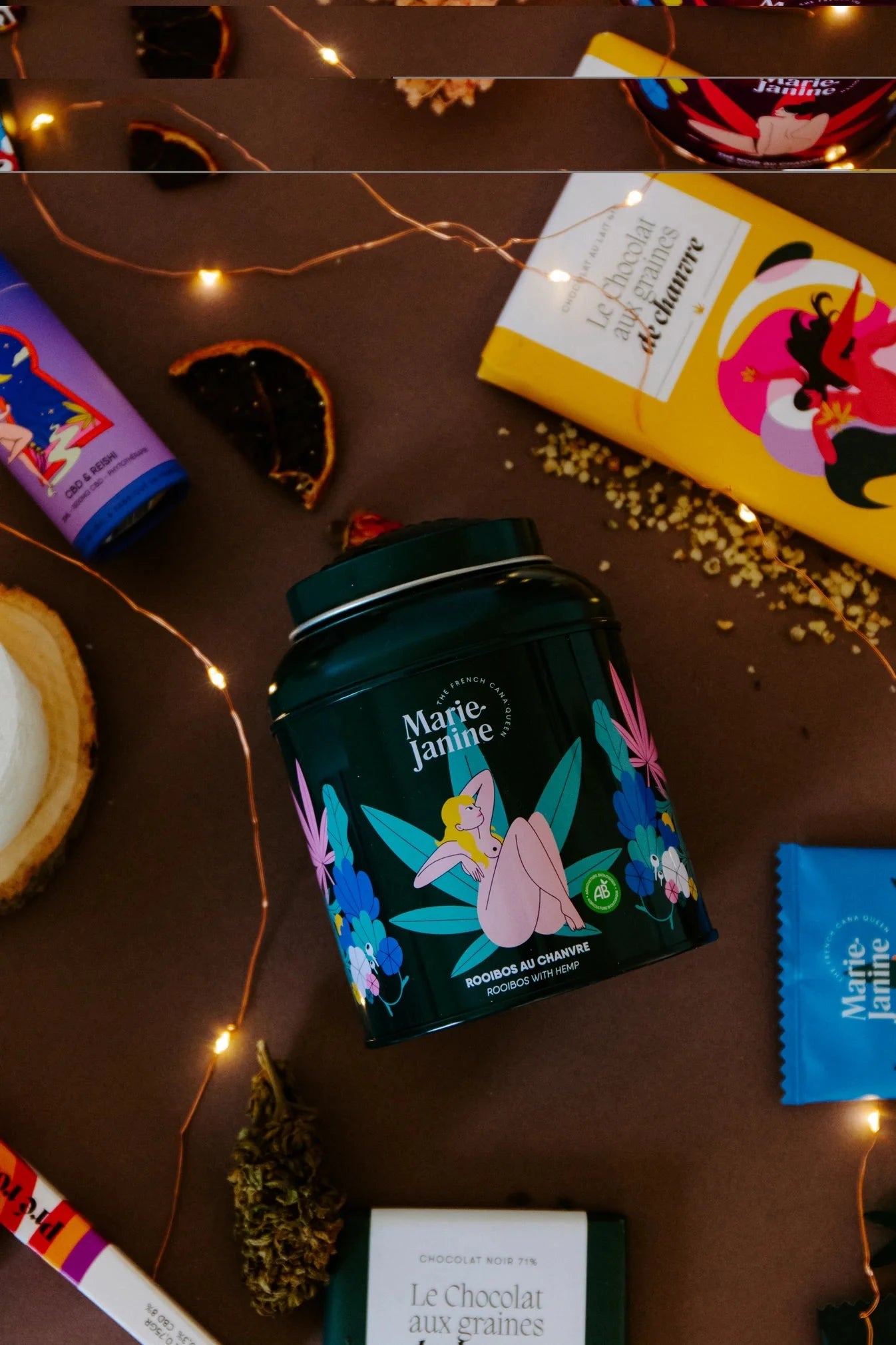 Tisane au chanvre Complément Alimentaire Marie Janine 