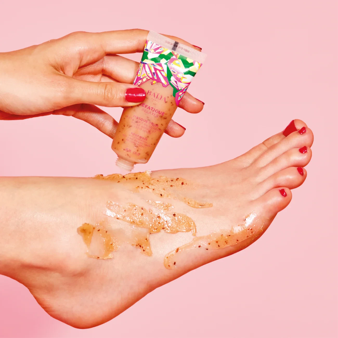 Masque Pieds Défatiguant Soin Corps BAÏJA 