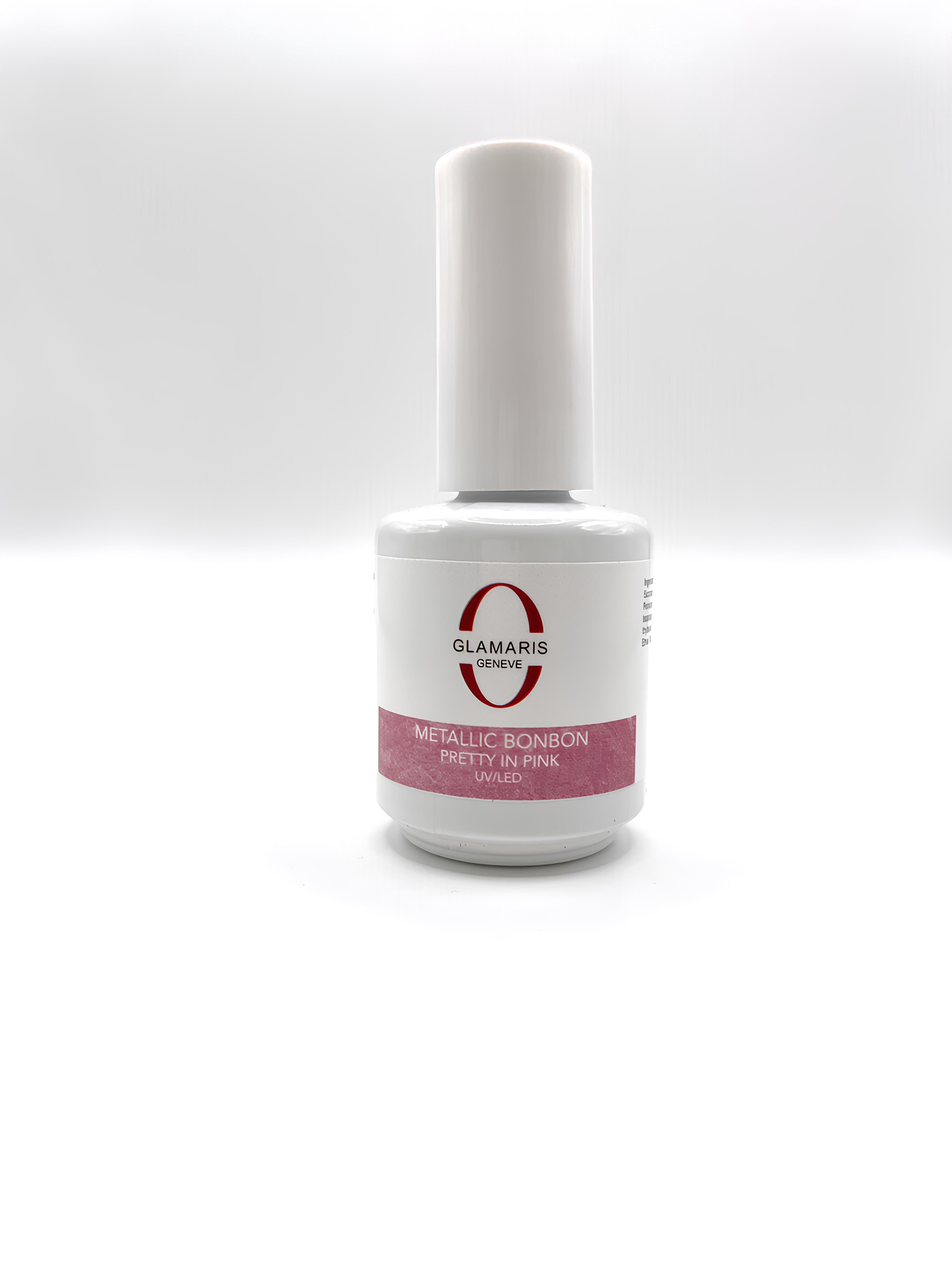 Vernis à ongles semi permanent - METALLIC BONBON PRETTY IN PINK Vernis à ongles GLAMARIS 
