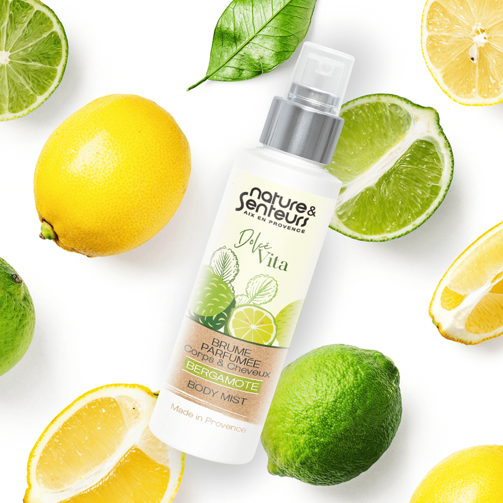 Brume parfumée Dolce Vita - Bergamote Parfum Nature & Senteurs 