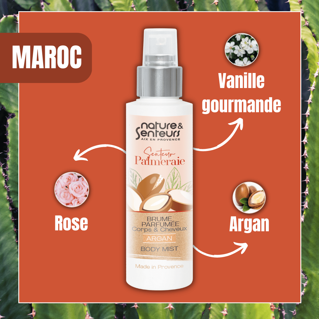 Brume parfumée Palmeraie - Argan Parfum Nature & Senteurs 