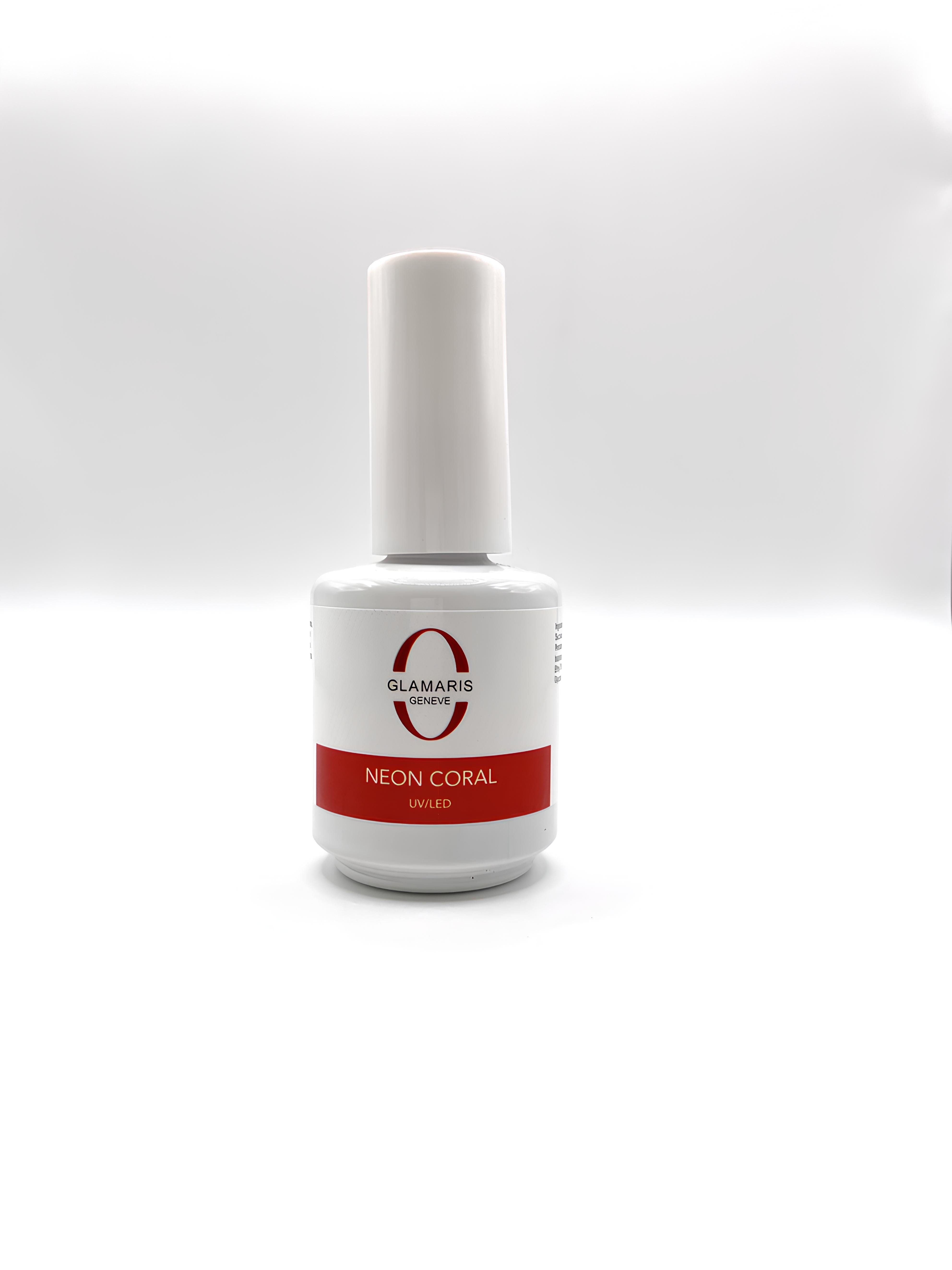 Vernis à ongles semi permanent - NEON CORAL Vernis à ongles GLAMARIS 
