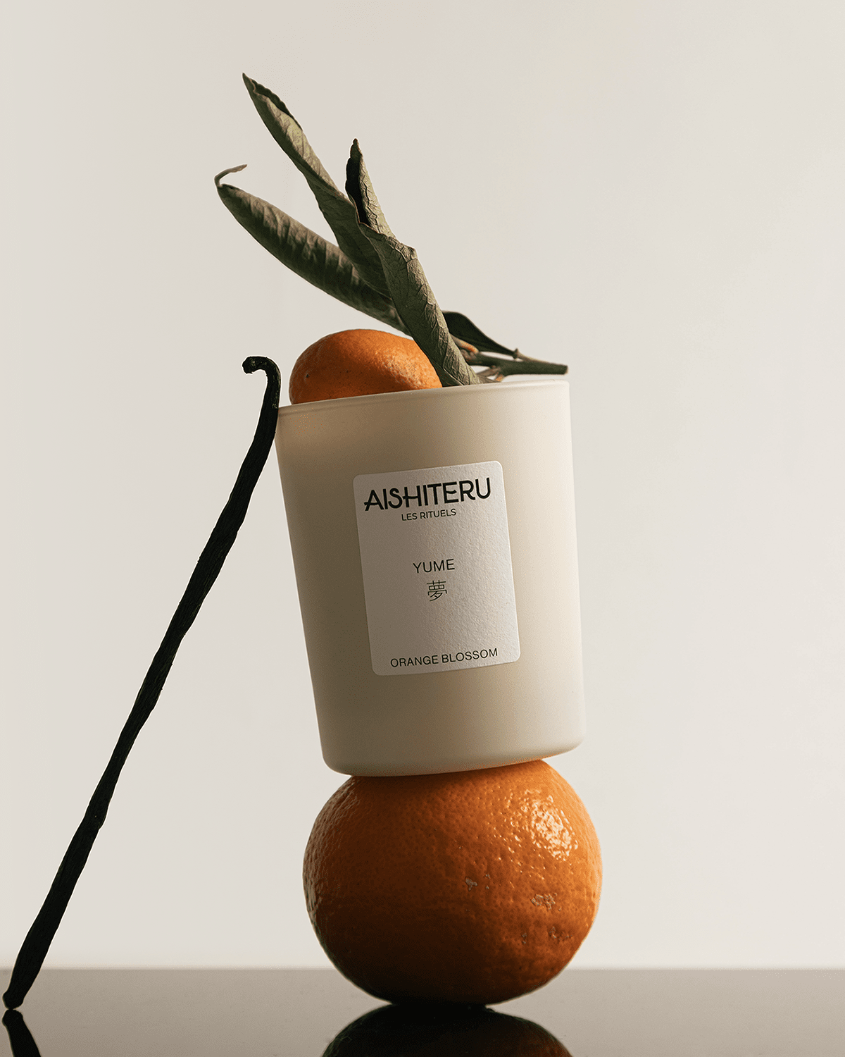 ORANGE BLOSSOM - Bougie parfumée parfum d'interieur AISHITERU 