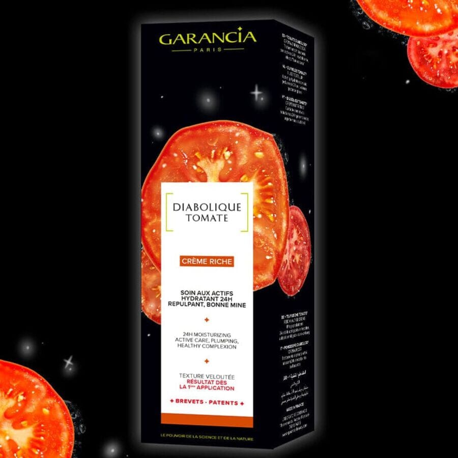 Diabolique Tomate - Crème Riche Hydratante, Repulpante et Bonne Mine Soin Visage GARANCIA 