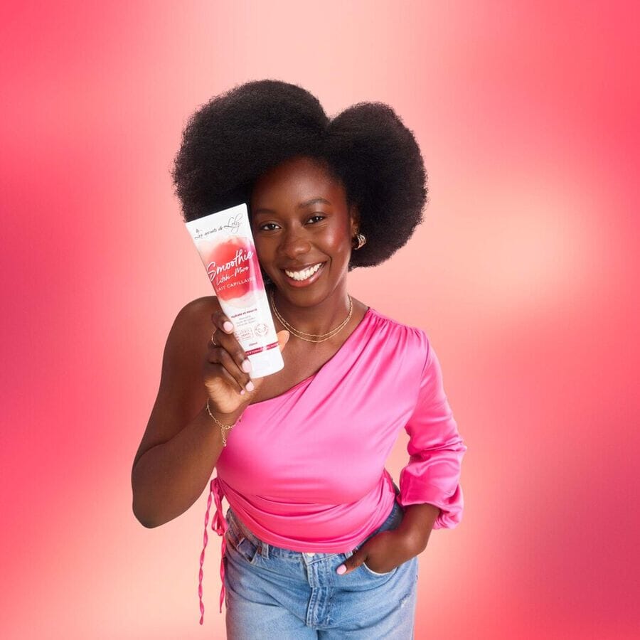 Smoothie Litchi-Mûre - Lait Sans Rinçage Capillaire Très Nourrissant Soin Capillaire Les Secrets de Loly 