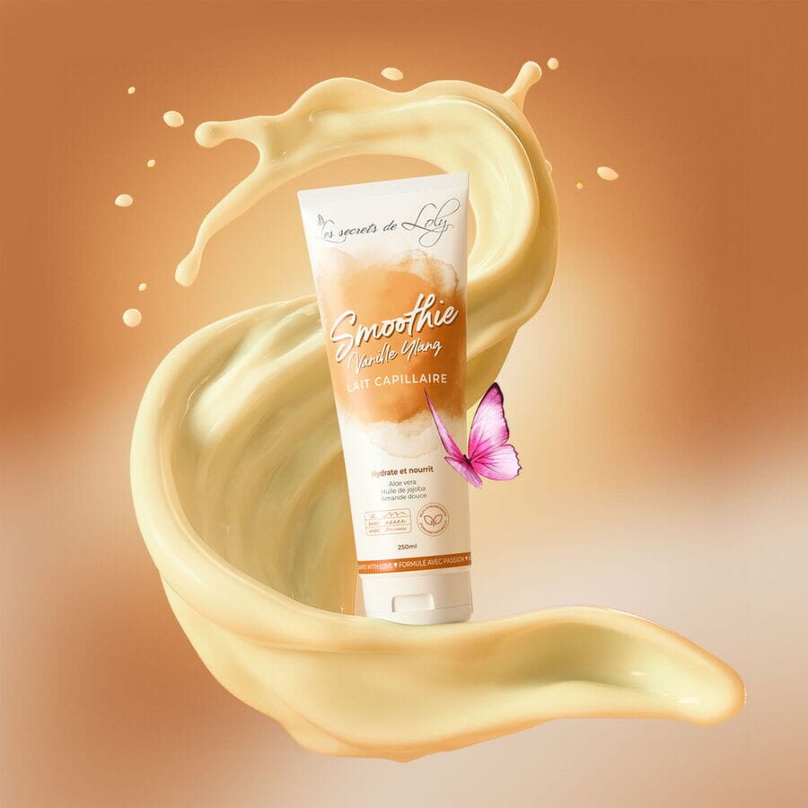 Smoothie Vanille - Lait Sans Rinçage Capillaire Très Nourrissant Soin Capillaire Les Secrets de Loly 