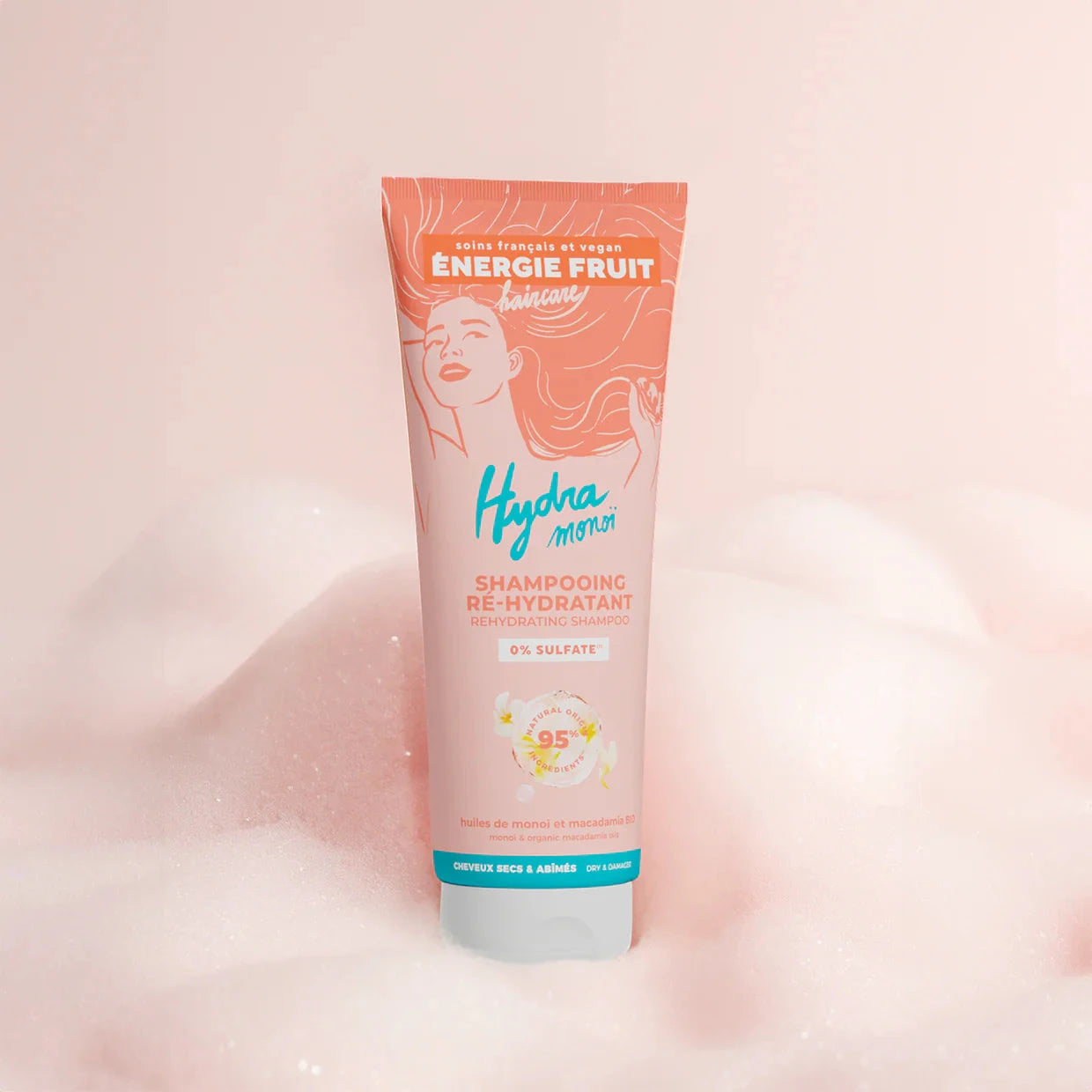 SHAMPOING HYDRATANT MONOÏ - SANS SULFATE shampoing ENERGIE FRUIT 