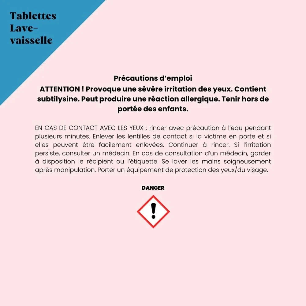 Tablettes Lave-Vaisselle Sans Film Tablette Lave-vaisselle Pimpant 
