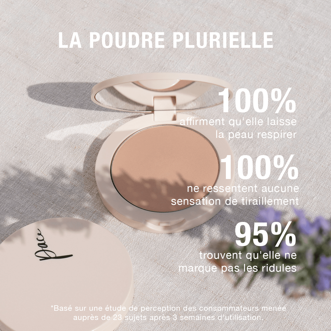 Poudre beige naturel Maquillage PACE Paris 