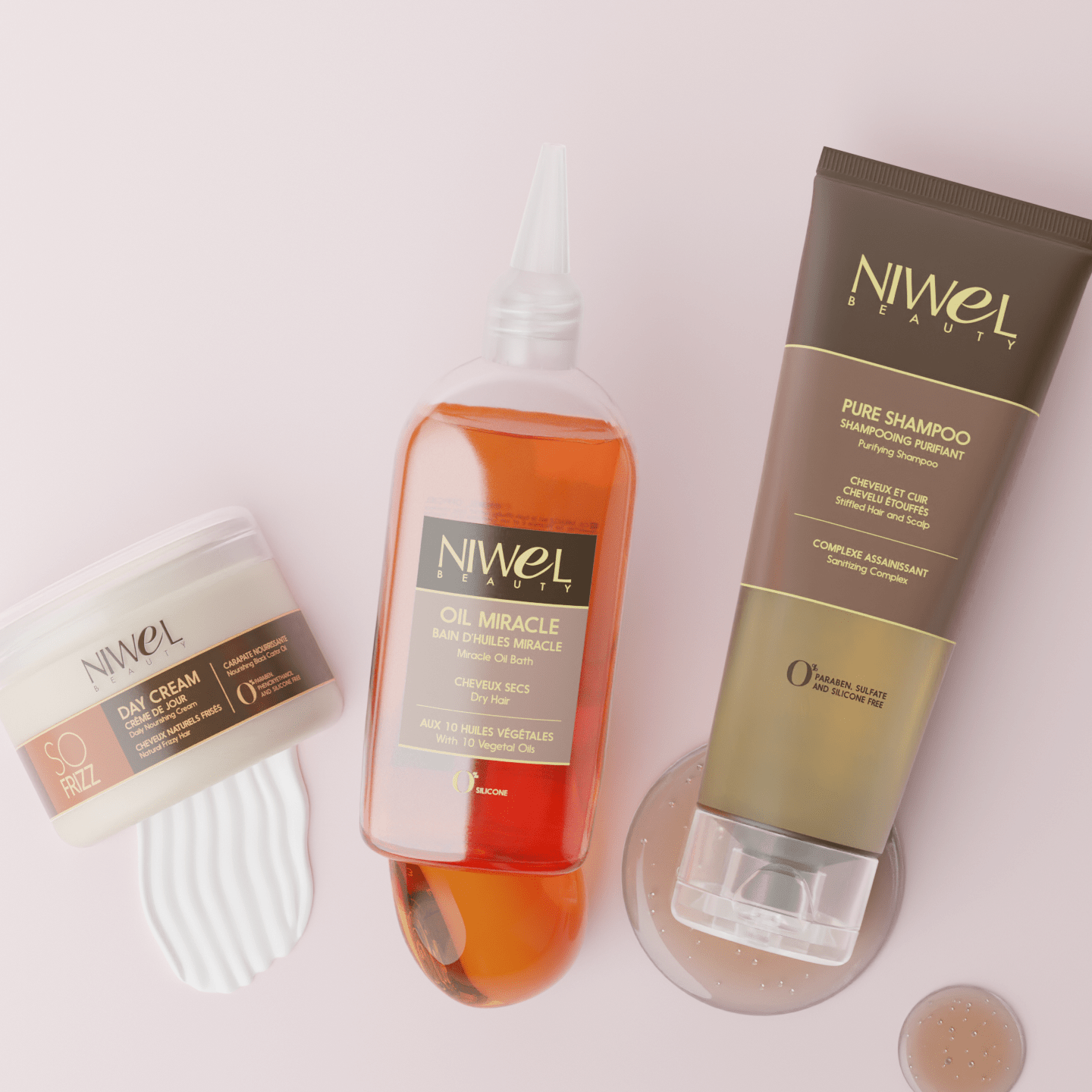 Bain d'Huiles Miracle Soin Capillaire NIWEL BEAUTY 