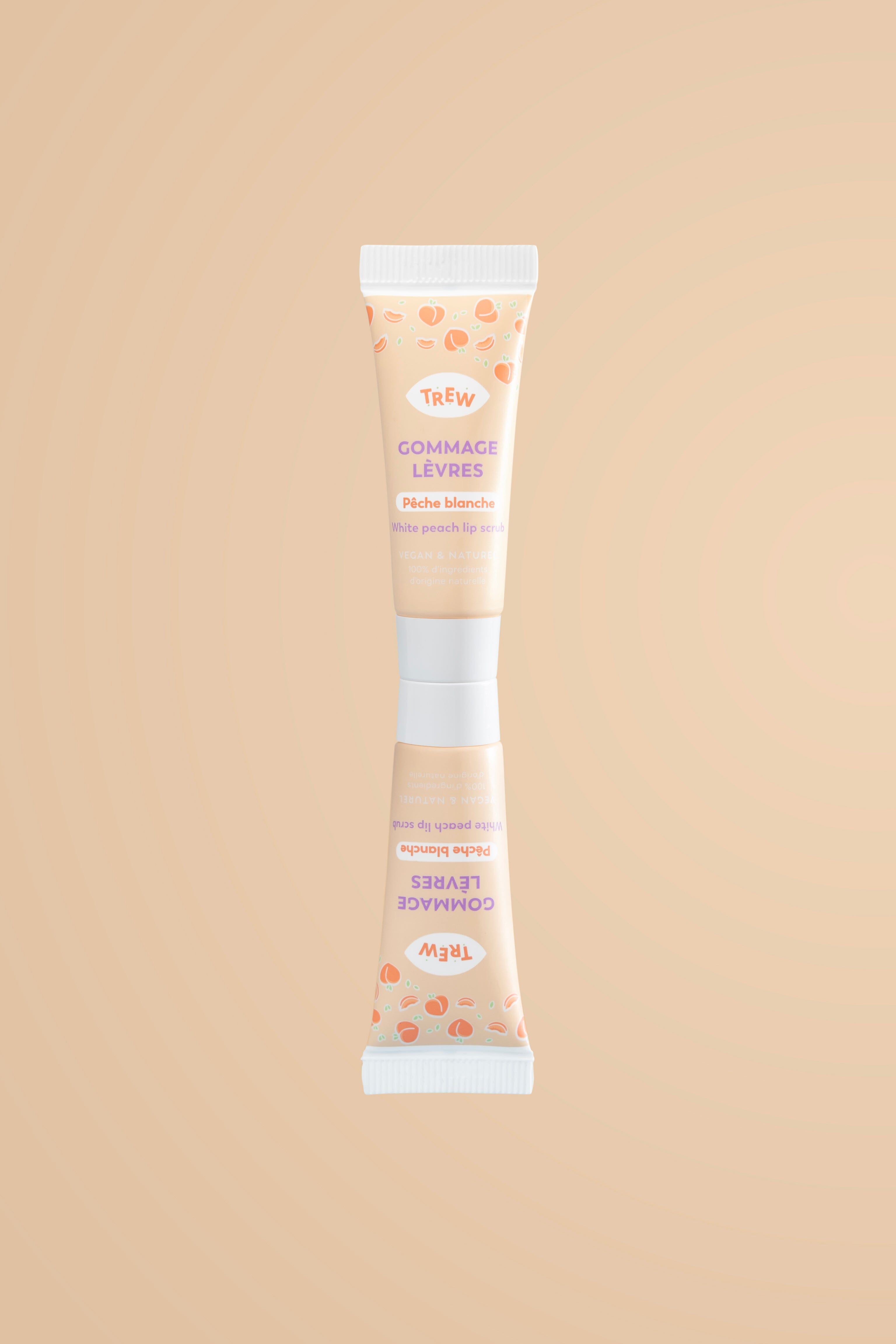 ScrubLip Pêche Blanche Soin lèvres TREW 