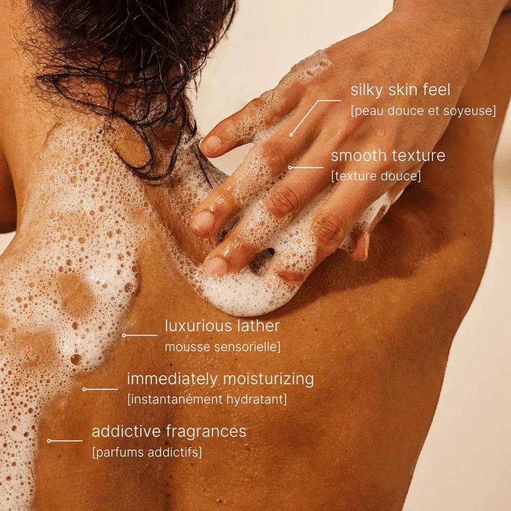 Gel douche énergisant [mandarine + sauge] Gel douche LESS IS MORE 