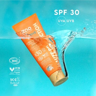 Crème Solaire hydratante visage - SPF30 Soin Visage ZAO MAKE UP 