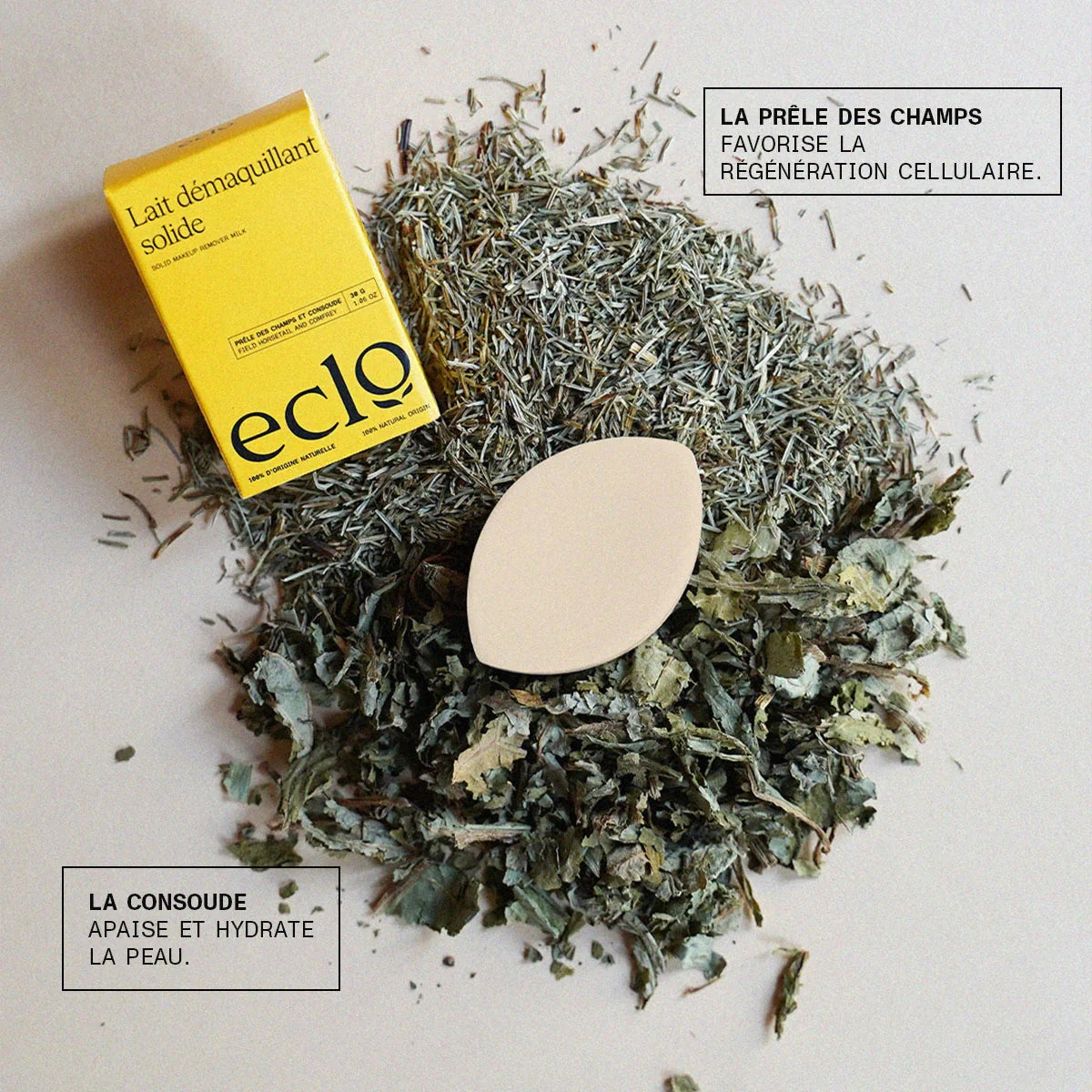 Lait démaquillant solide Soin Visage Eclo 