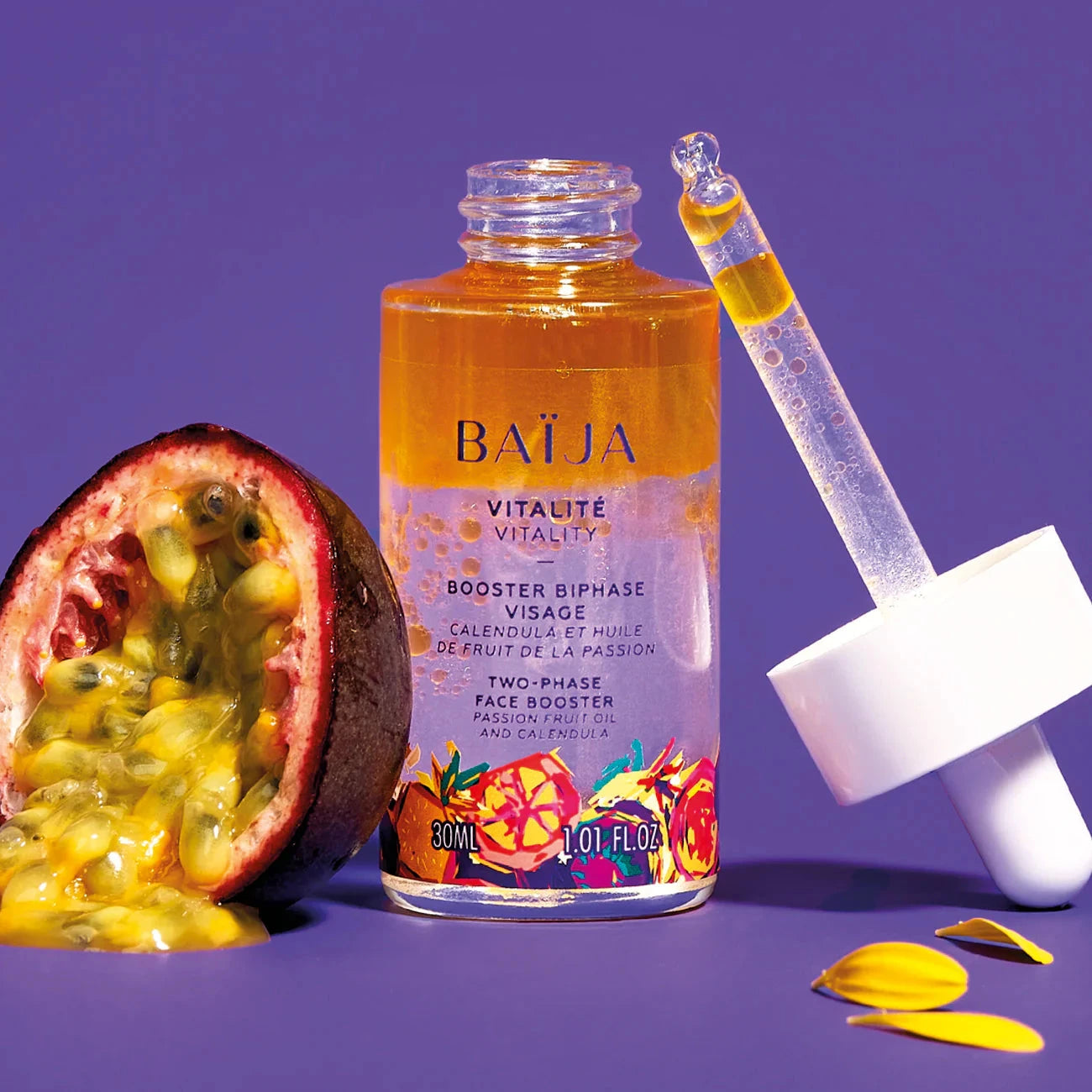 Booster Bi-phase Visage Fruit de la Passion Soin Visage BAÏJA 