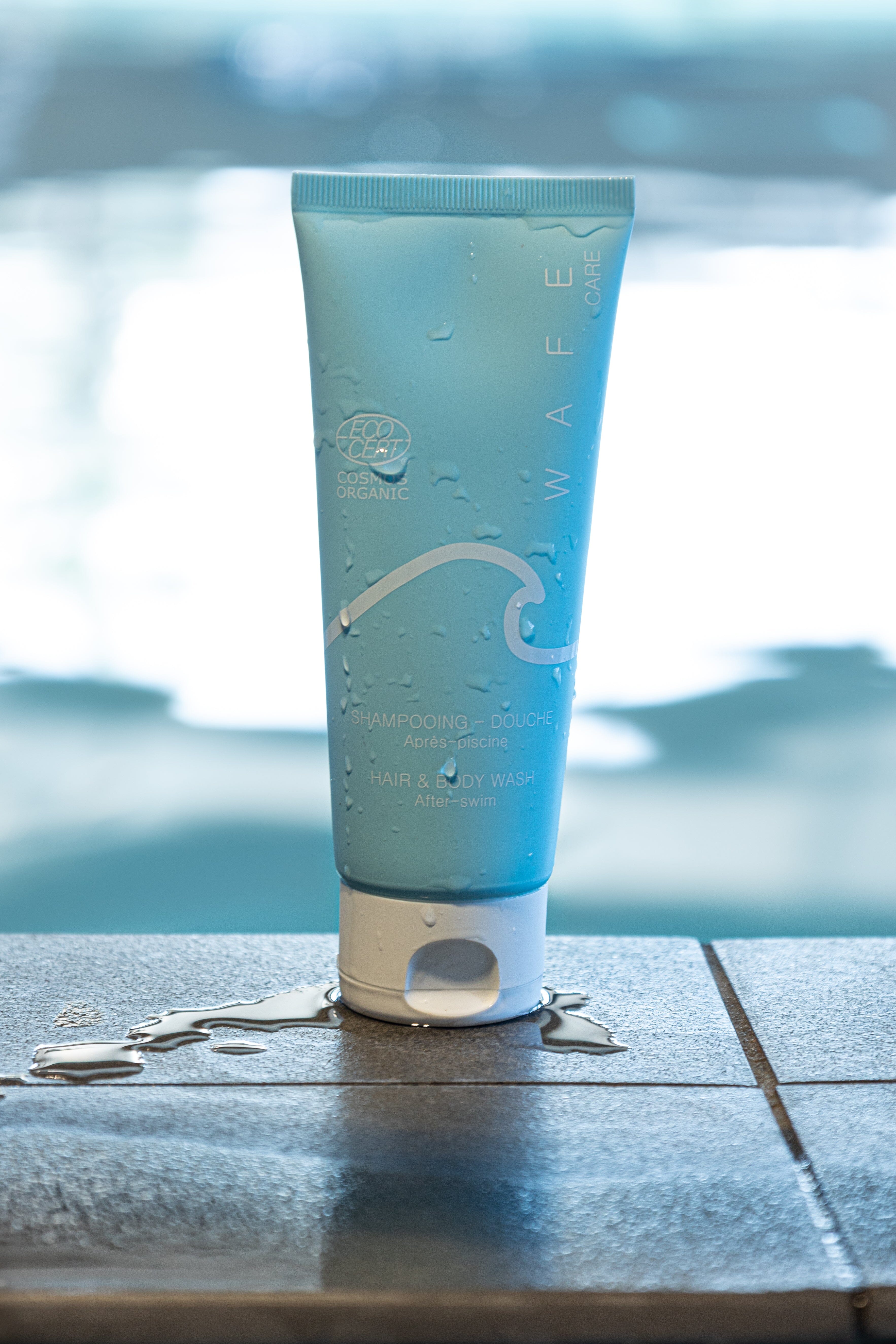 Shampooing douche après-piscine Soin capilaire WAFE CARE 