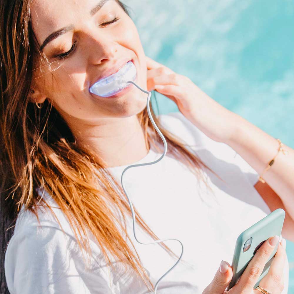 KIT BLANCHIMENT CONNECTÉ WHITE CONNECT+ Soin dentaire Bbryance 
