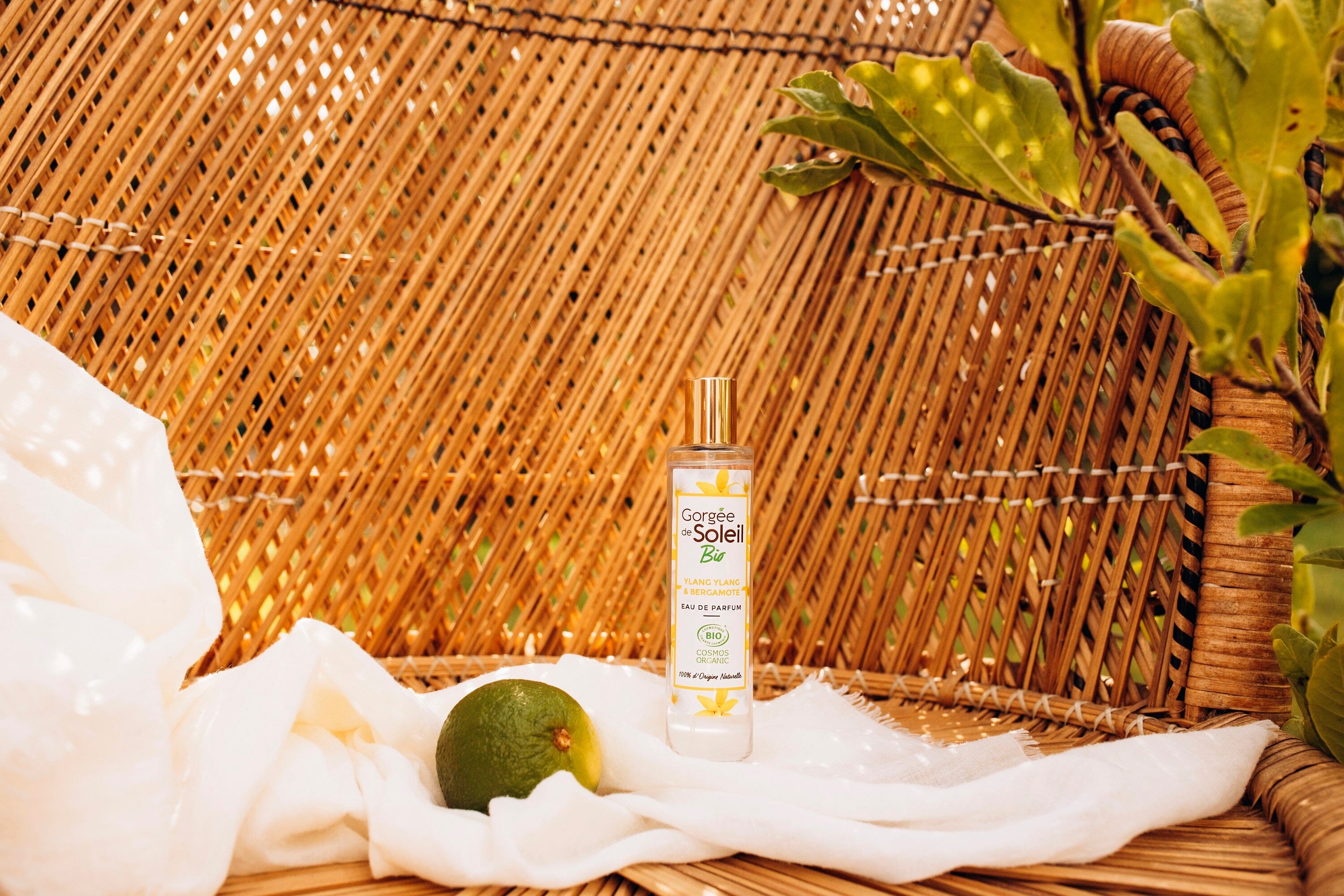 EAU DE PARFUM YLANG YLANG & BERGAMOTE - Certifiée BIO COSMOS Parfum GORGÉE DE SOLEIL BIO 