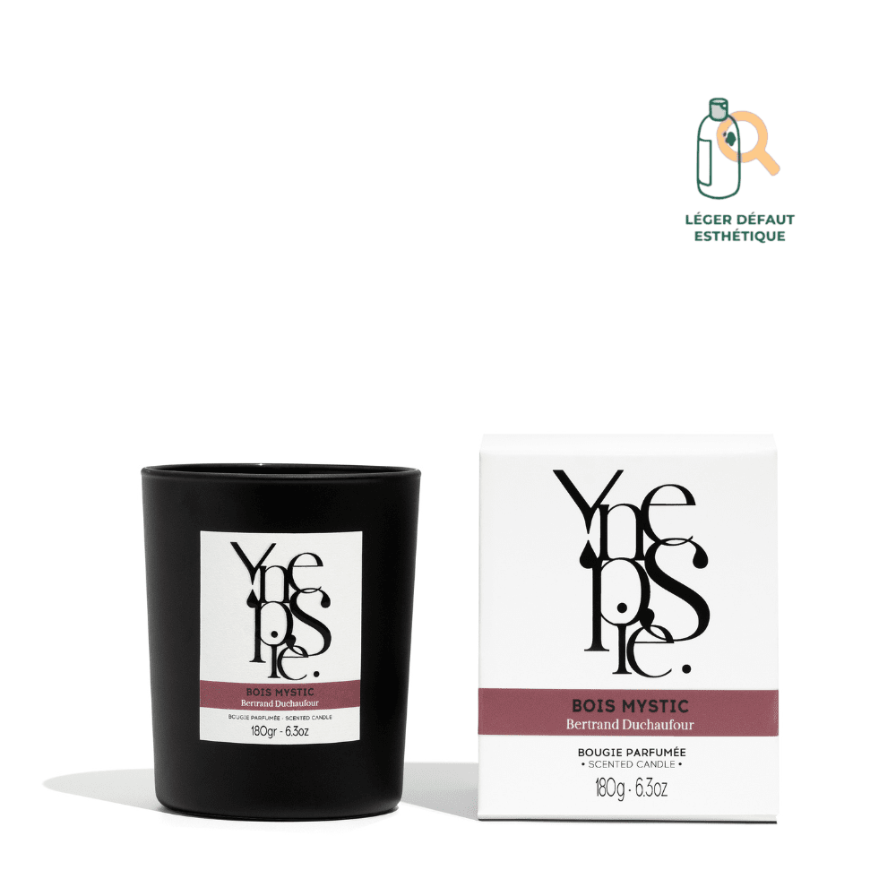 BOIS MYSTIC - Bougie Parfumée parfum d'interieur YNEPSIE ENCENS • AMBRE • PATCHOULI Bougie 180 g 