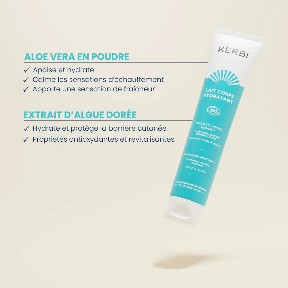 Lait Corps Hydratant soin hydratant KERBI 