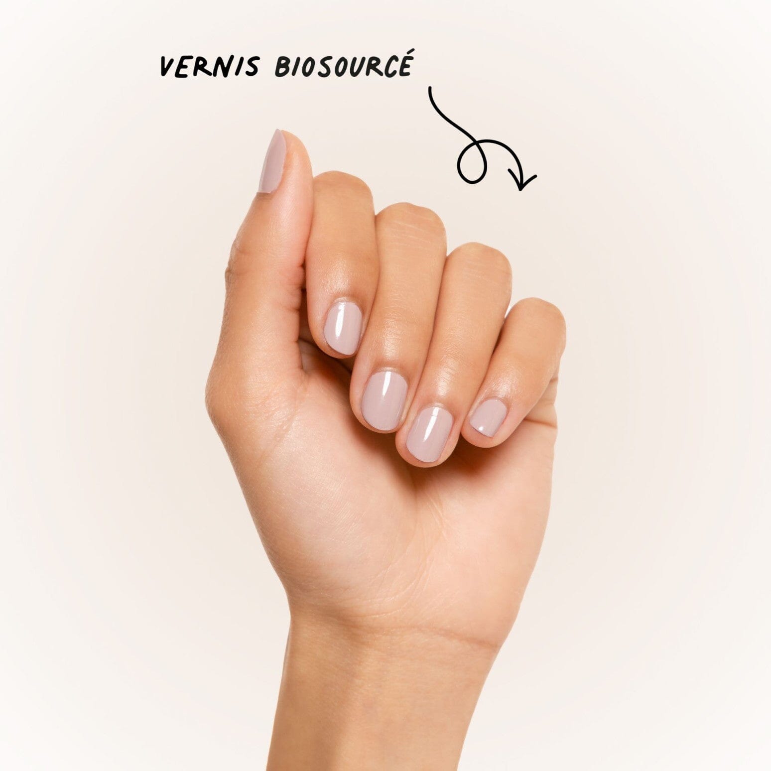 Vernis biosourcé - Sable ANGELA Maquillage NAILMATIC 