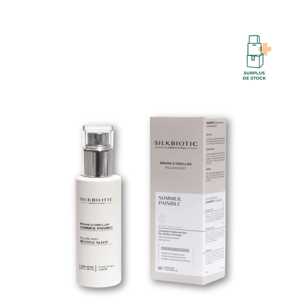 Brume d'oreiller à la soie - Sommeil paisible Soin Visage SILKBIOTIC Spray 50 ml 
